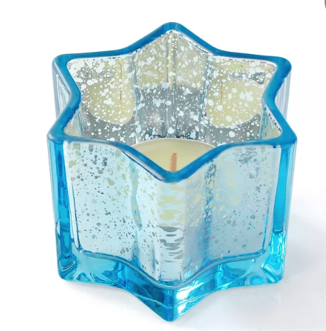 star shaped votive candle holder