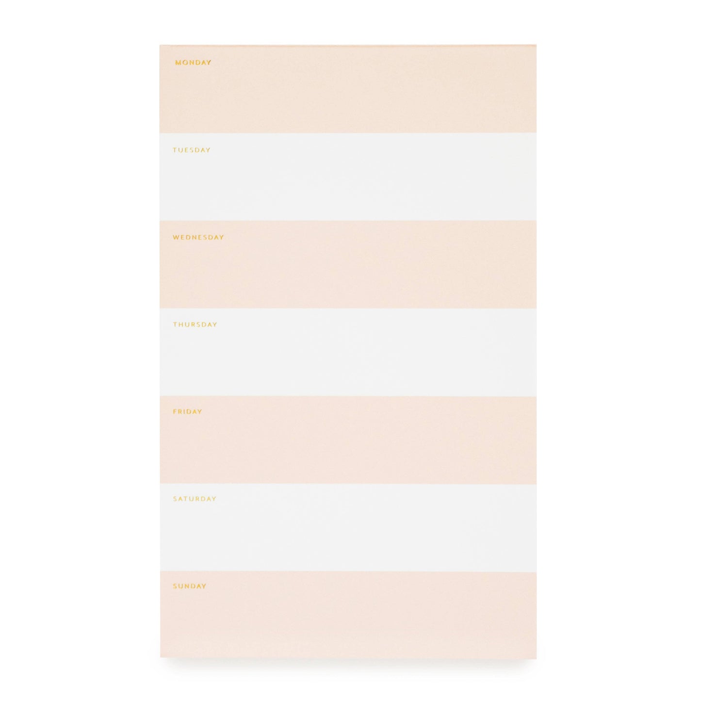 Sugar Paper - Pink Striped Weekly Pad
