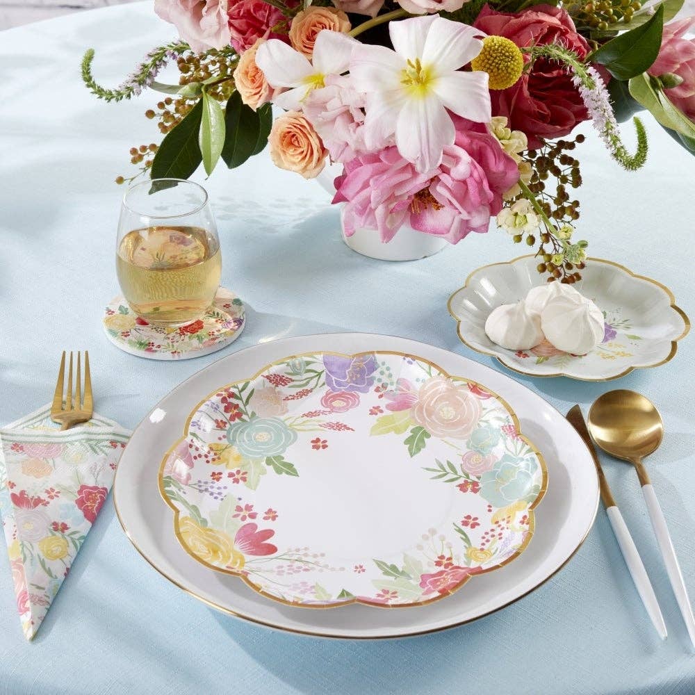 Kate Aspen Garden Bloom 9 in paper plates