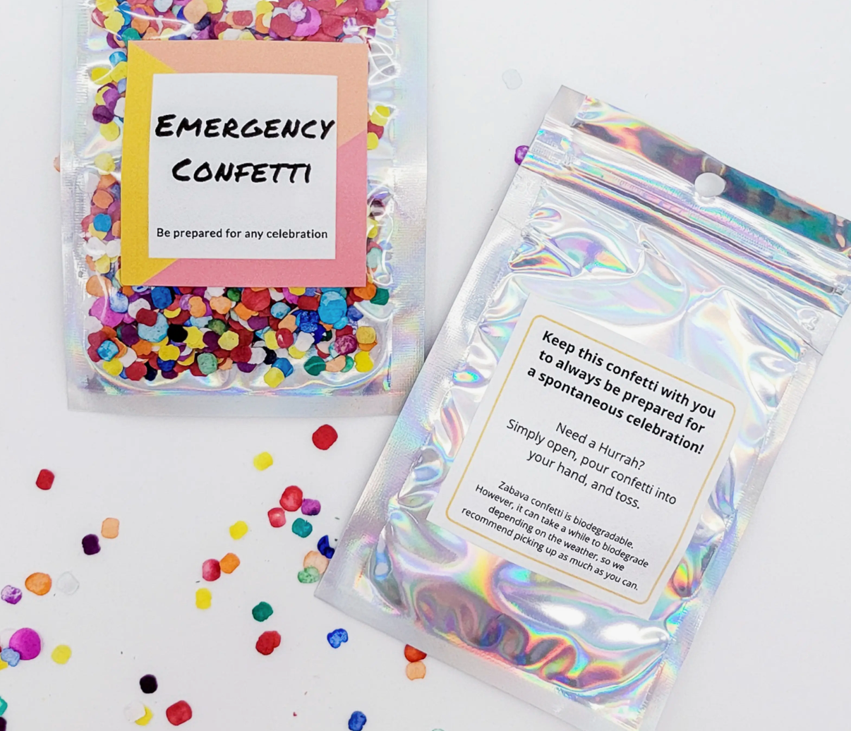 Zabava - Individual "Emergency Confetti" Packet