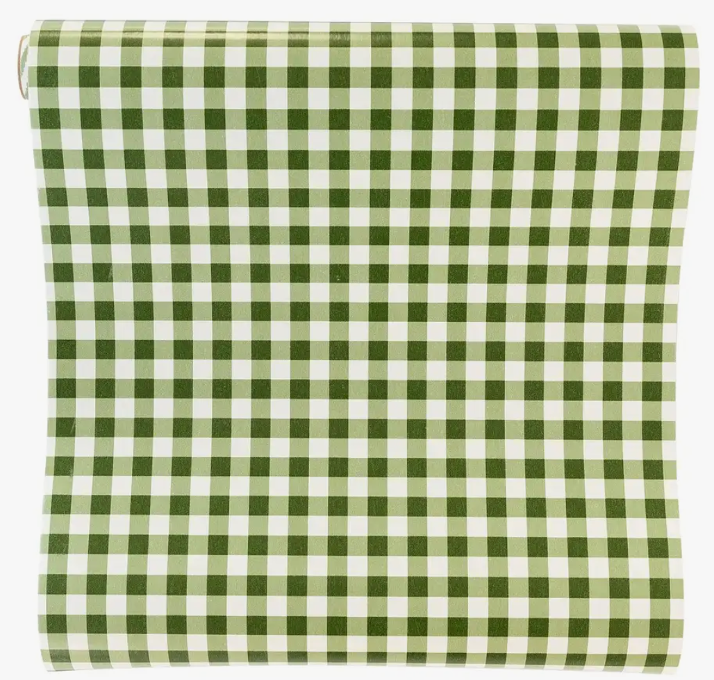 My Mind’s Eye - Green Gingham Table Runner