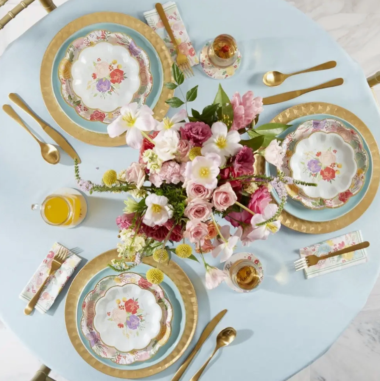 Kate Aspen Garden Bloom 9 in paper plates