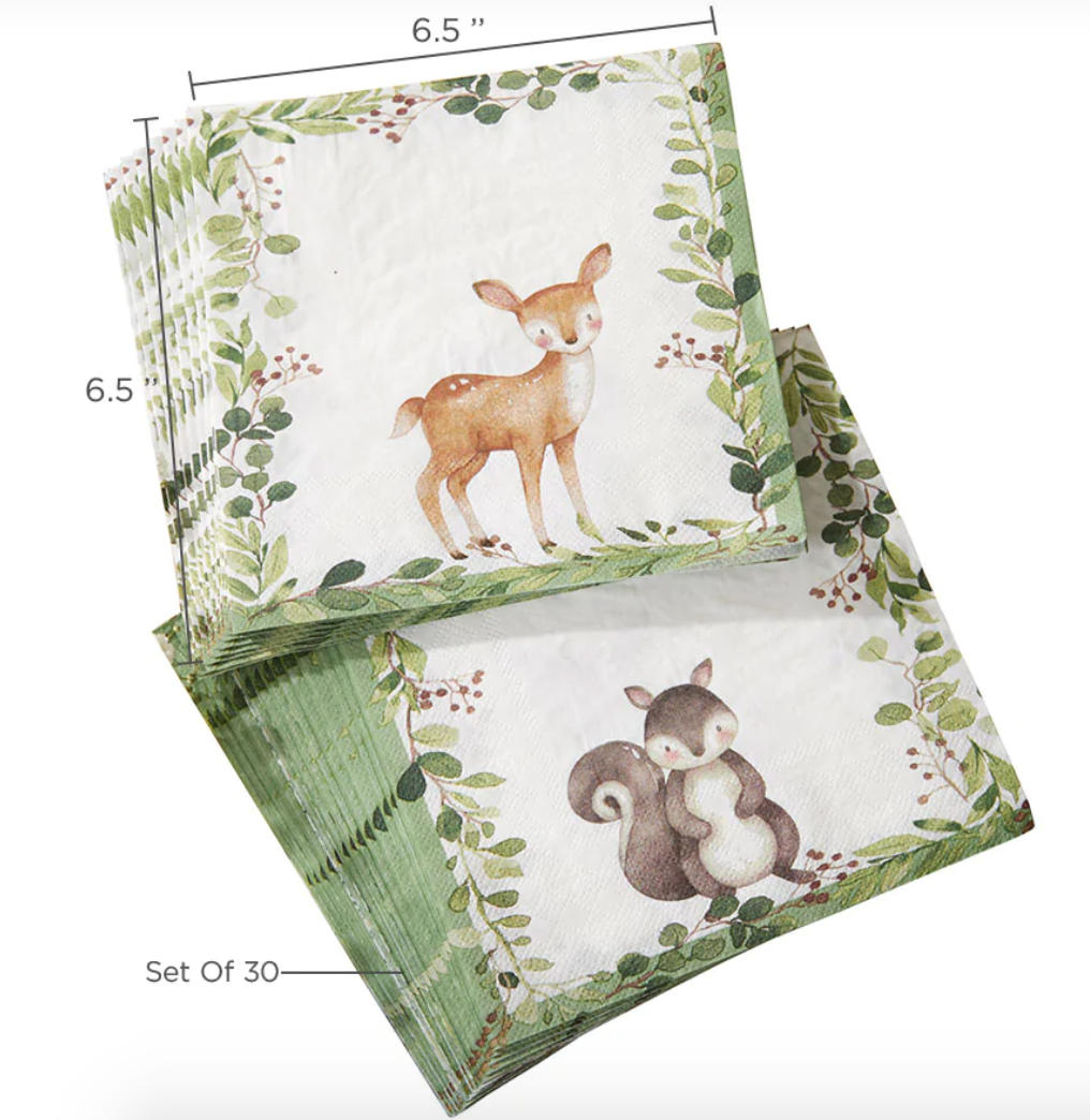 Kate Aspen - Woodland Baby Paper Napkins