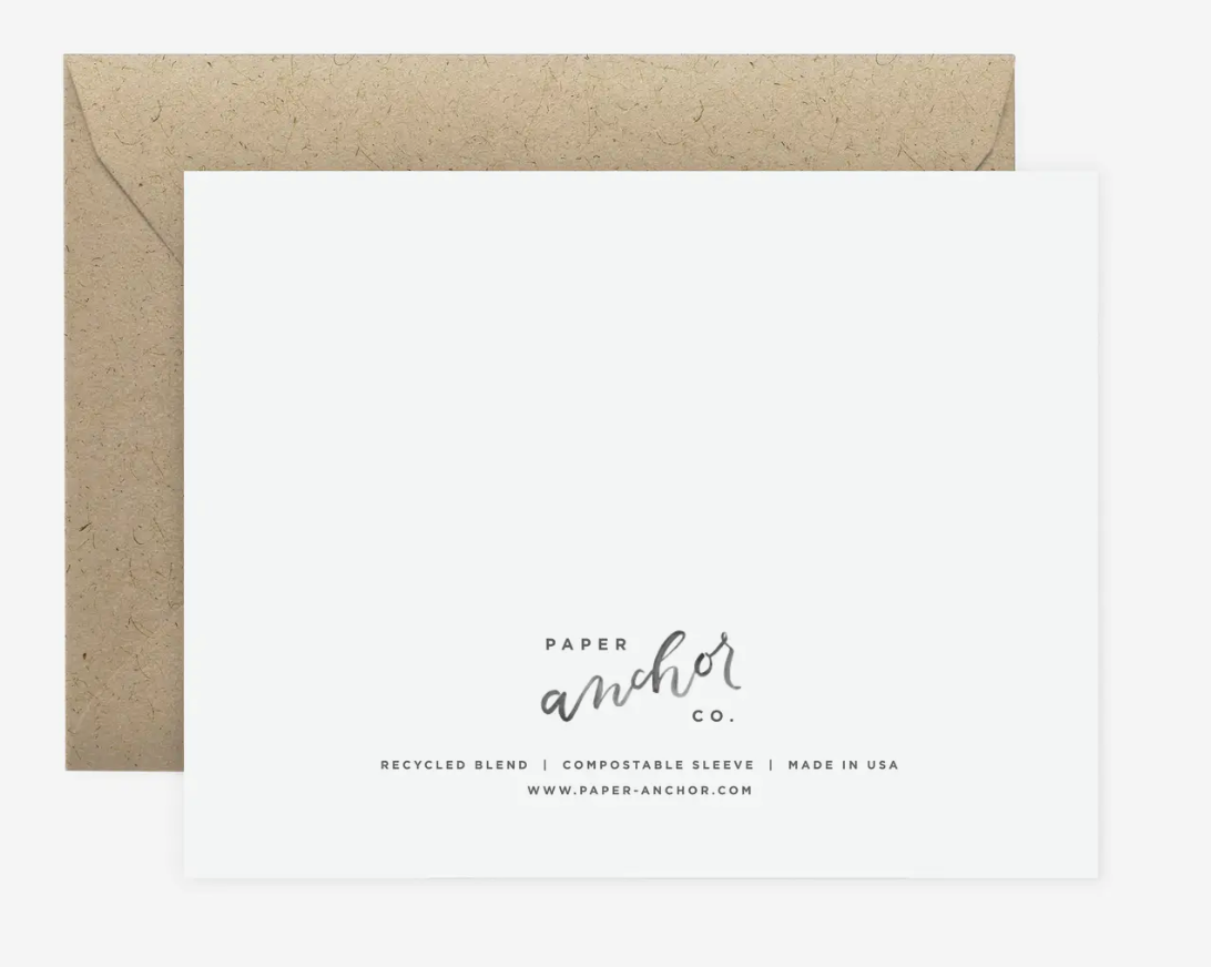 Back image of a "congrats" card