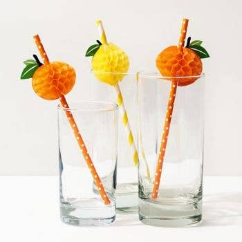 citrus honeycomb straws