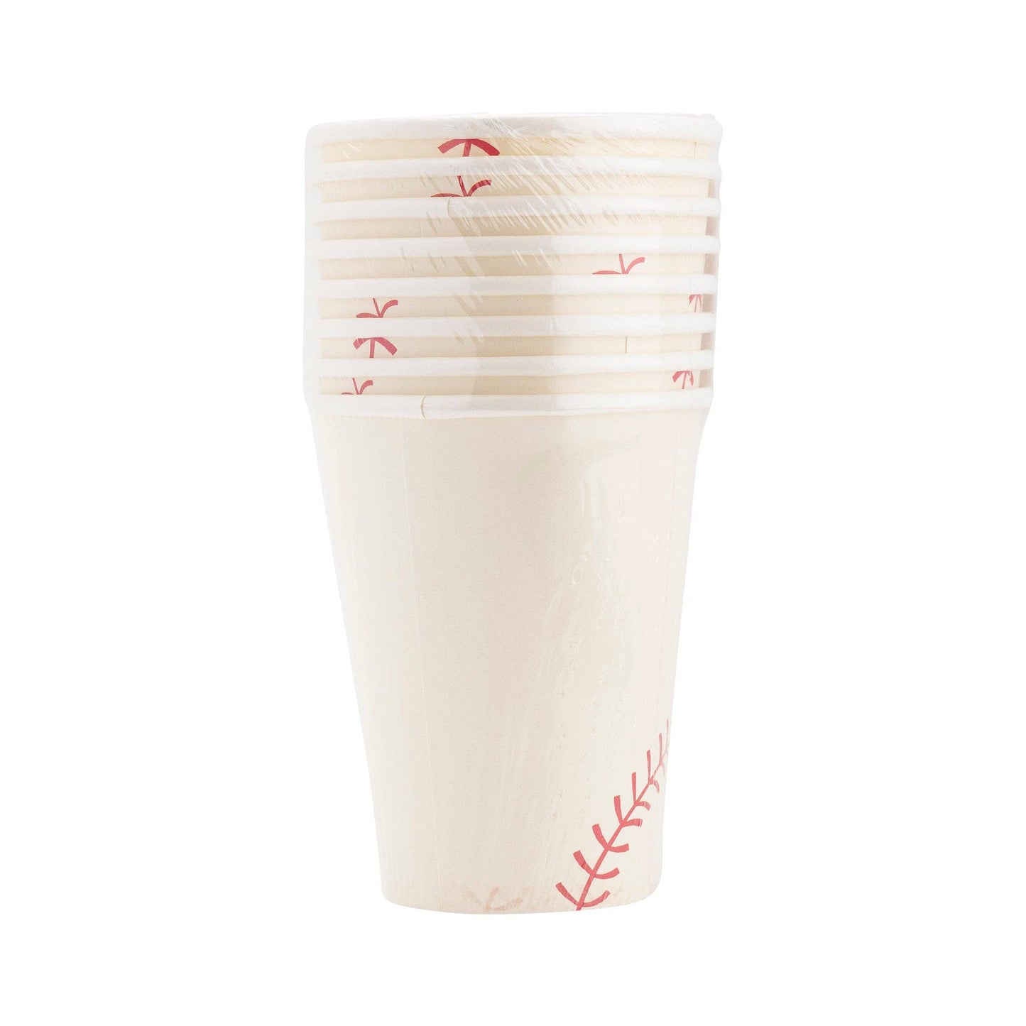 baseball themed paper party cups