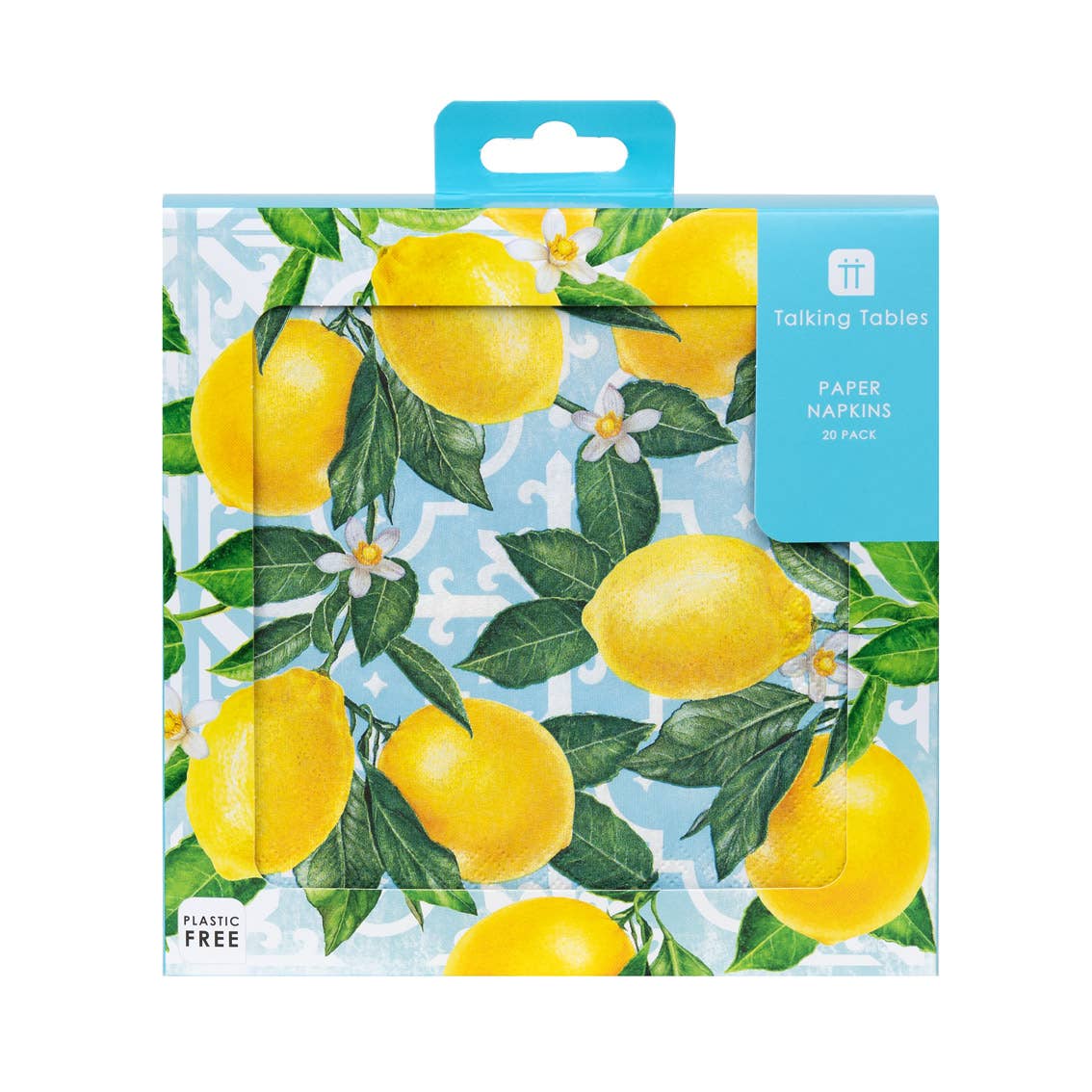 lemon printed paper napkins