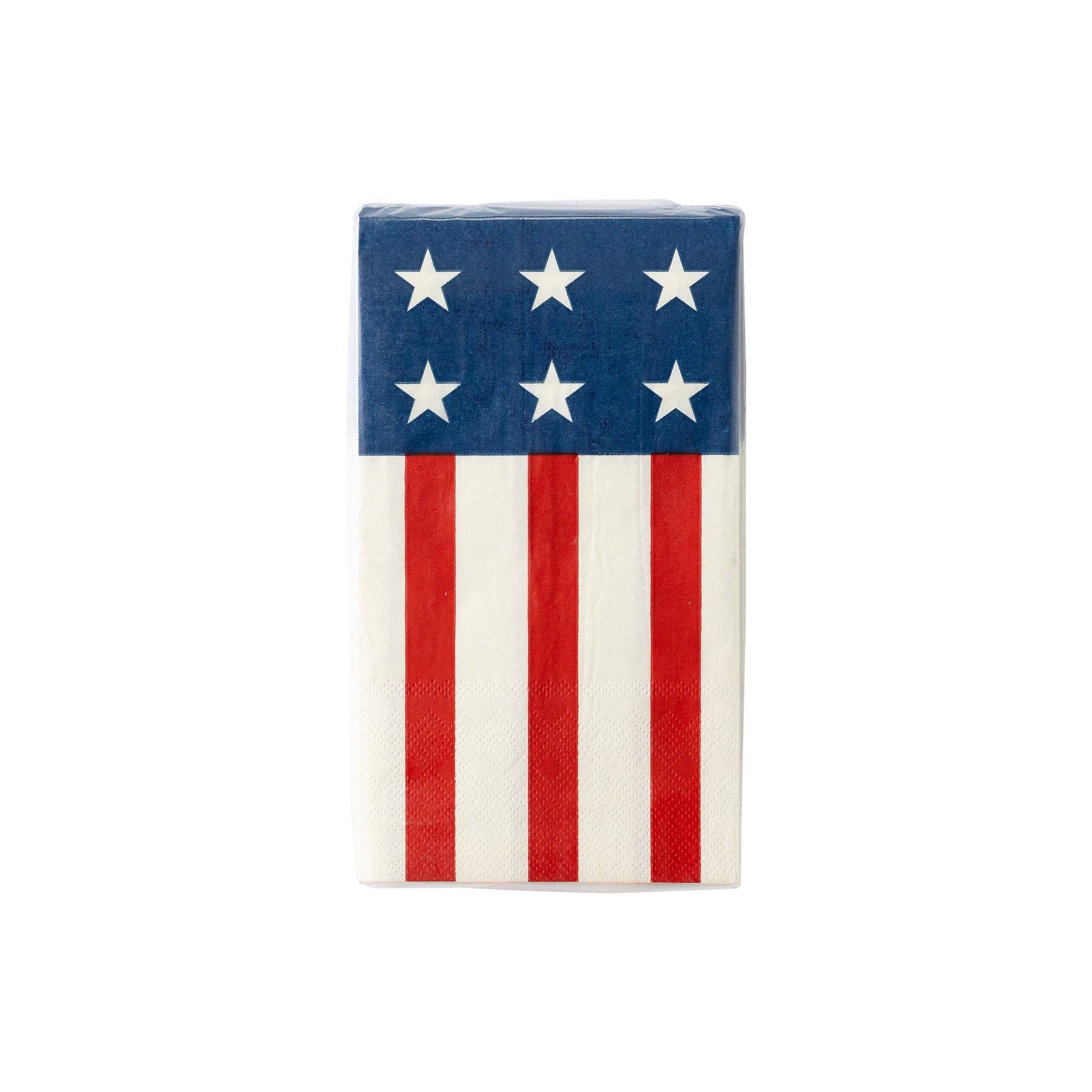 USA flag stars and stripes party napkins