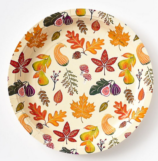 Image of a seasonal fall plate