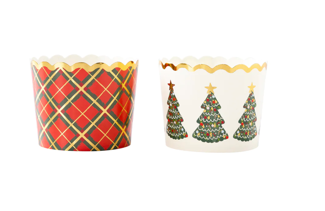 Image of 2 coordinating seasonal baking cups