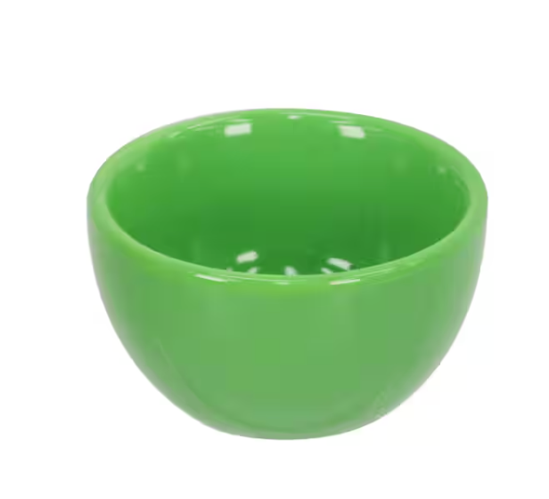 mini ceramic green bowl