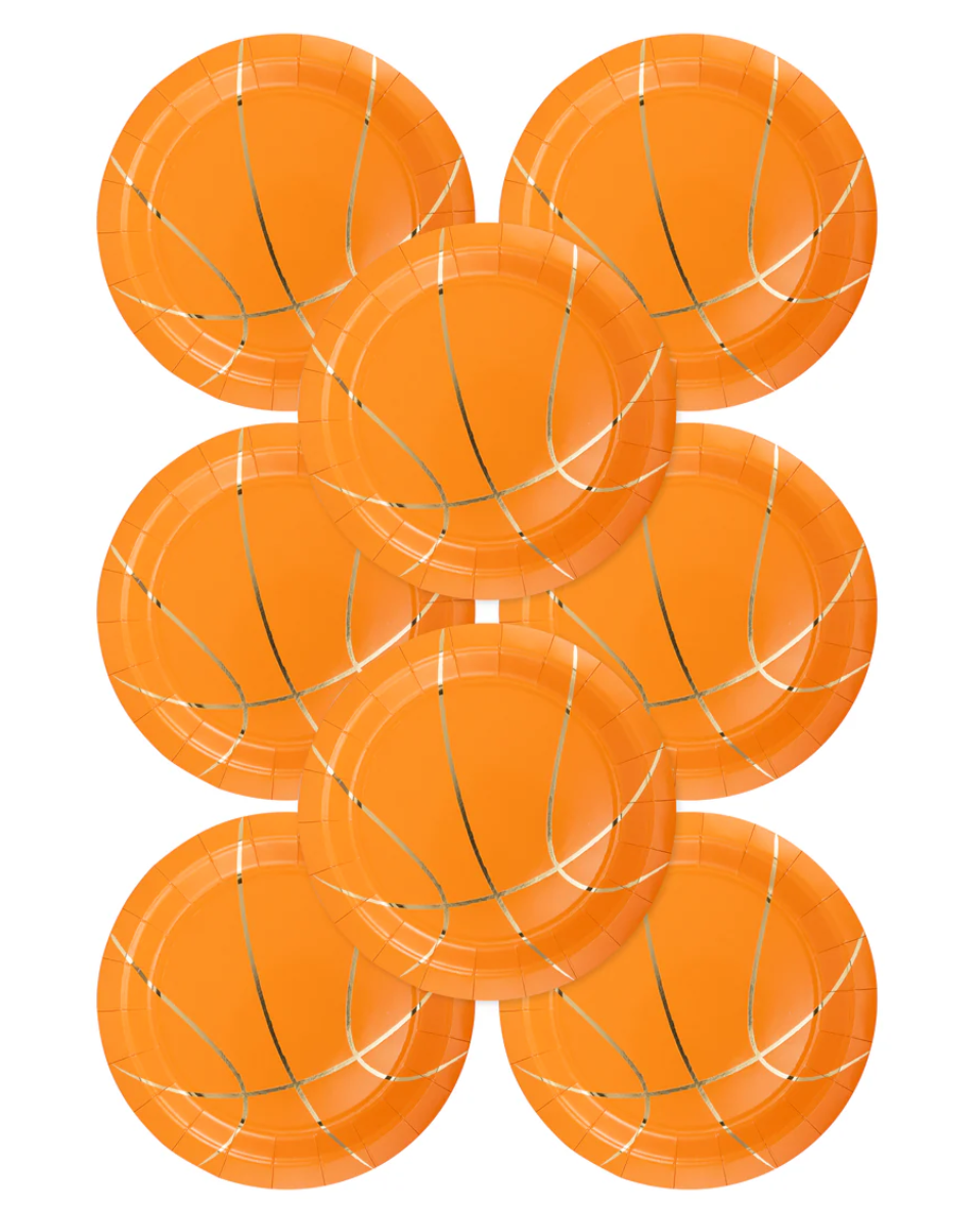 basketball shaped plate