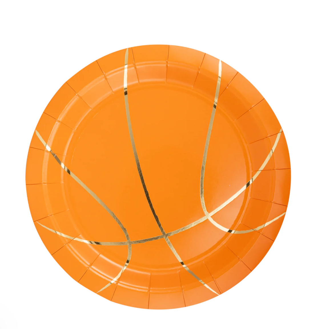 basketball shaped plate