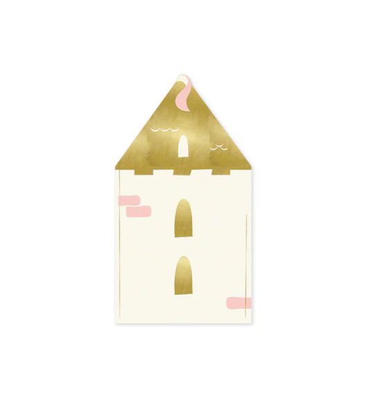 Princess castle shaped napkins