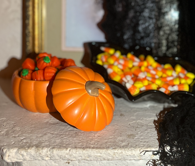 Ceramic Pumpkin Candy Dish | Boston International