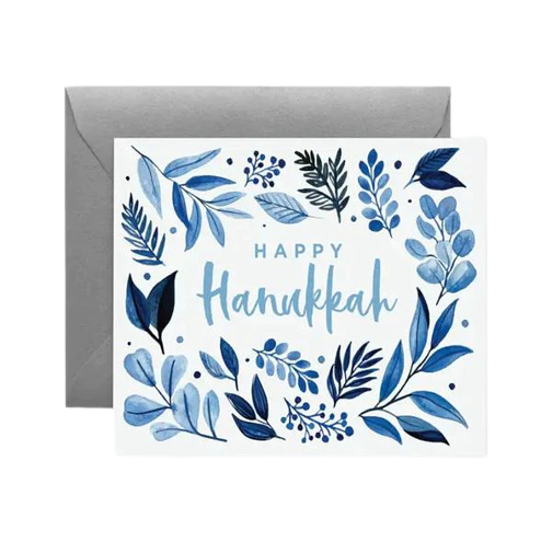 Paper Anchor Co. - Hanukkah Foliage Greeting Card