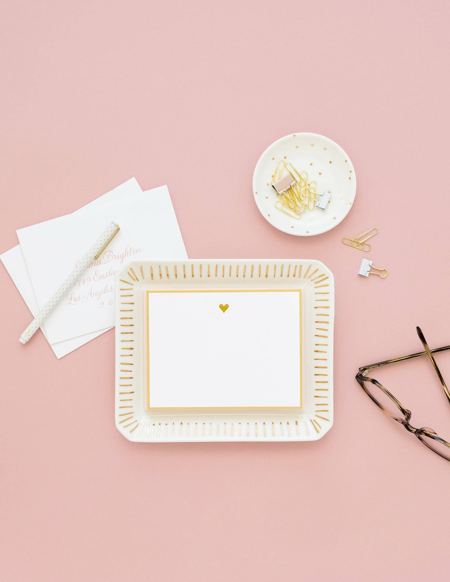 Sugar Paper - Trinket Tray, Small Round Heart