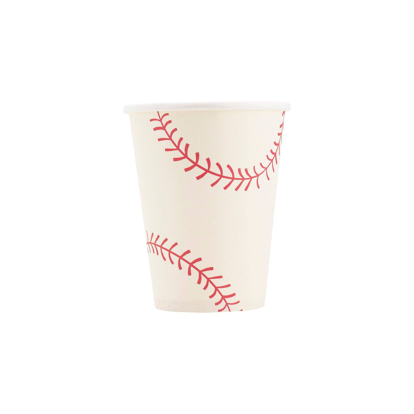 baseball themed paper party cups