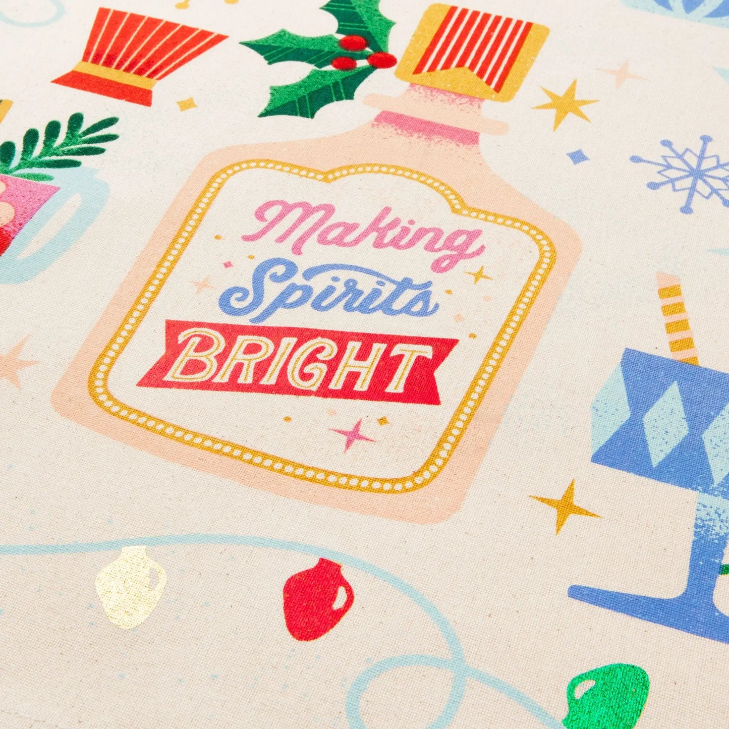 Paper Source Wholesale - Festive Drinks Tea Towel