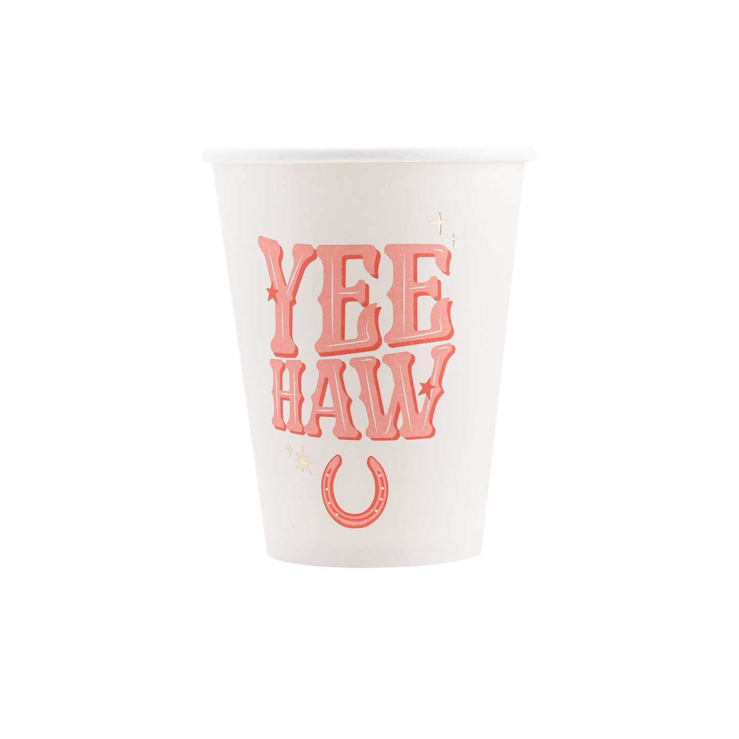 "Yeehaw" party cups