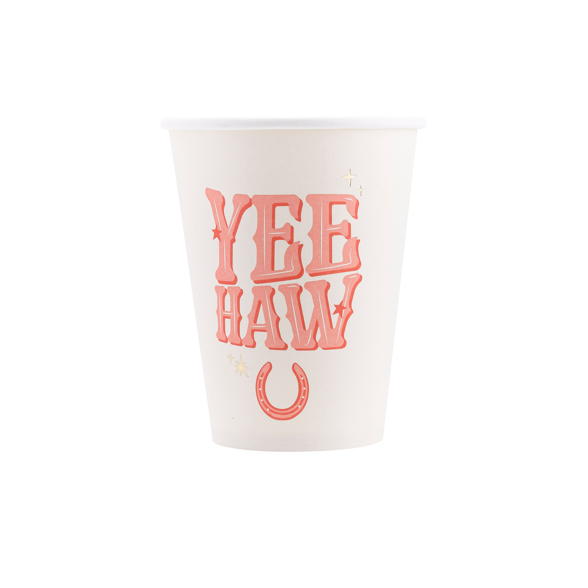 "Yeehaw" party cups