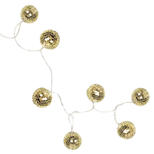 disco ball string light set