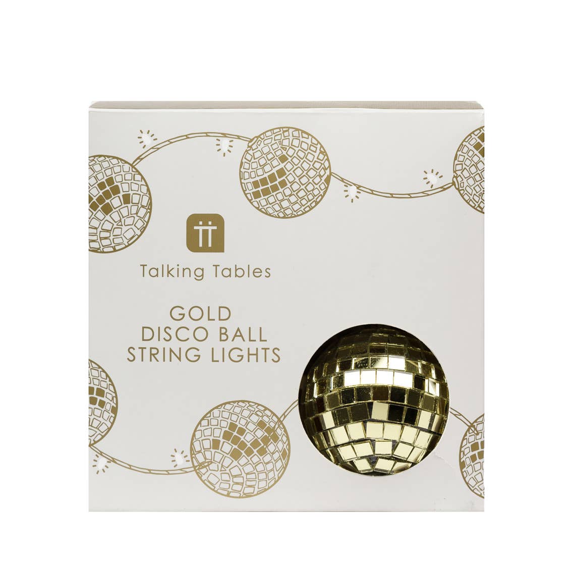 disco ball string light set