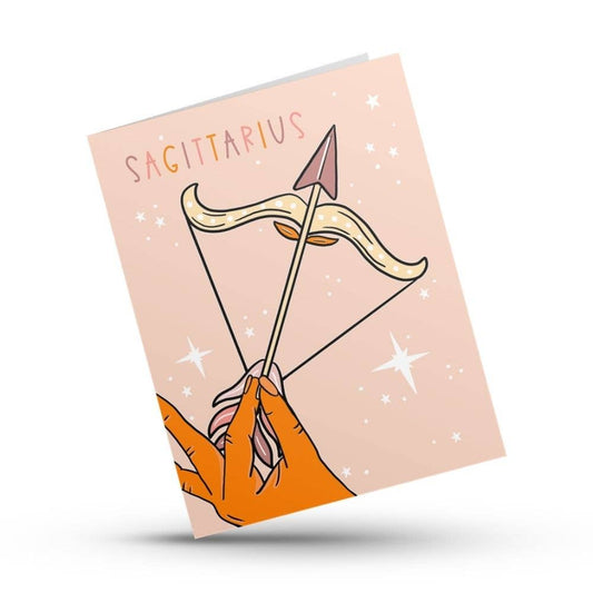 Sagittarius zodiac birthday card