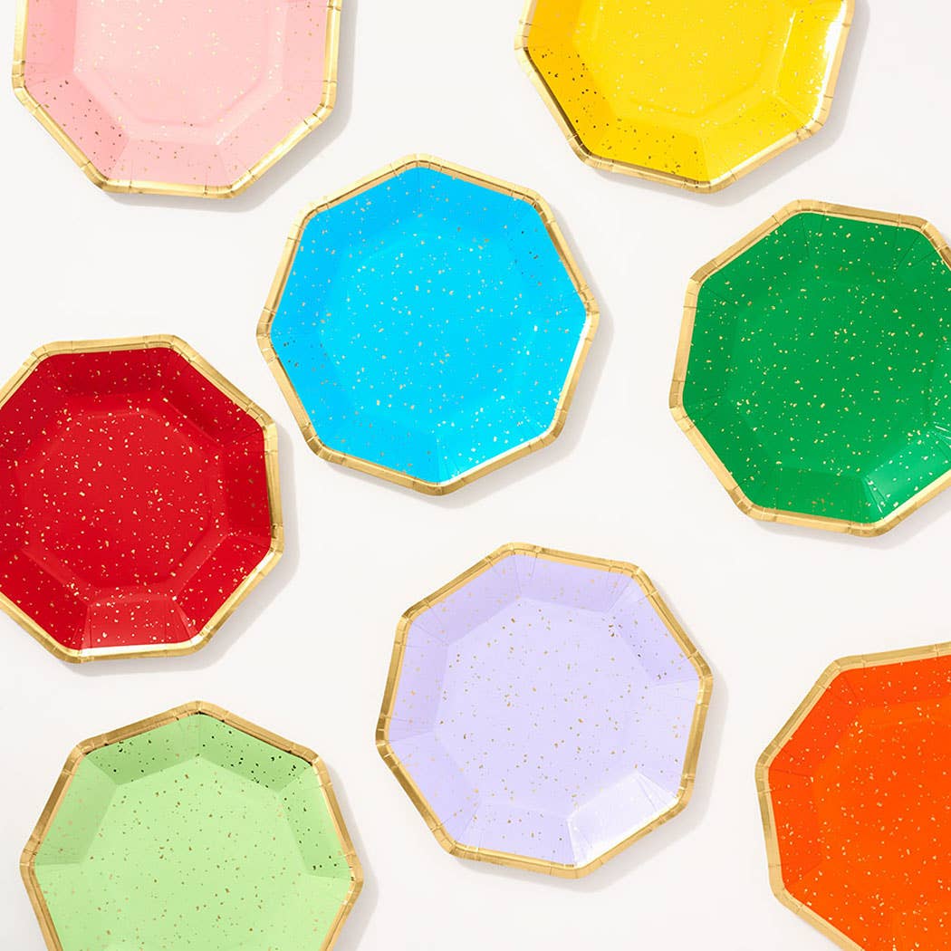 Paper Source - Multicolor Octagon Plates – The Confetti Collective