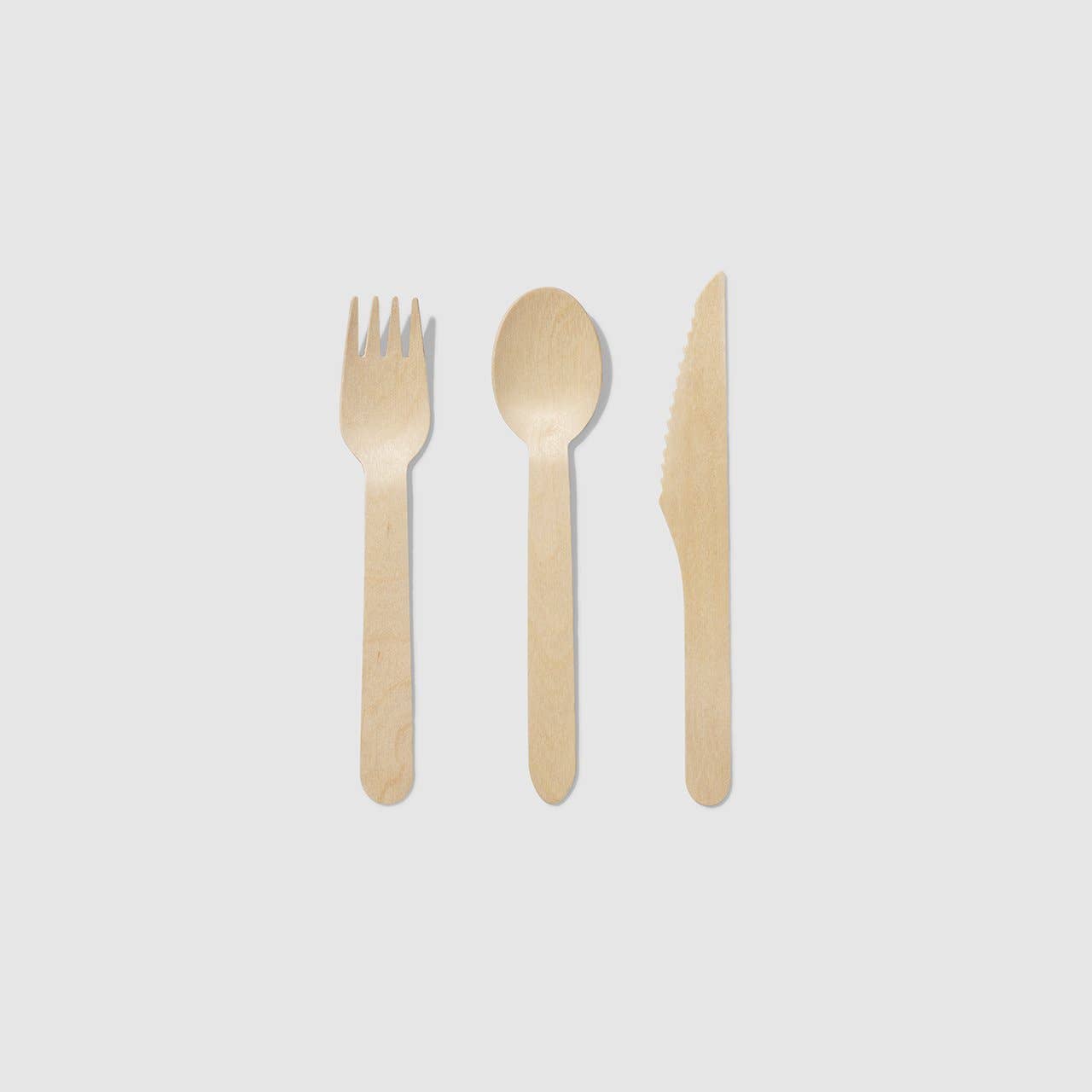 Coterie Party Supplies - Wooden Cutlery Set