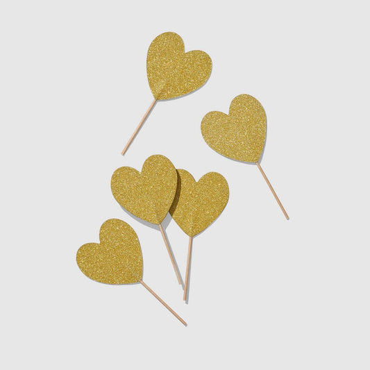 Coterie Party Supplies - Heart Toppers