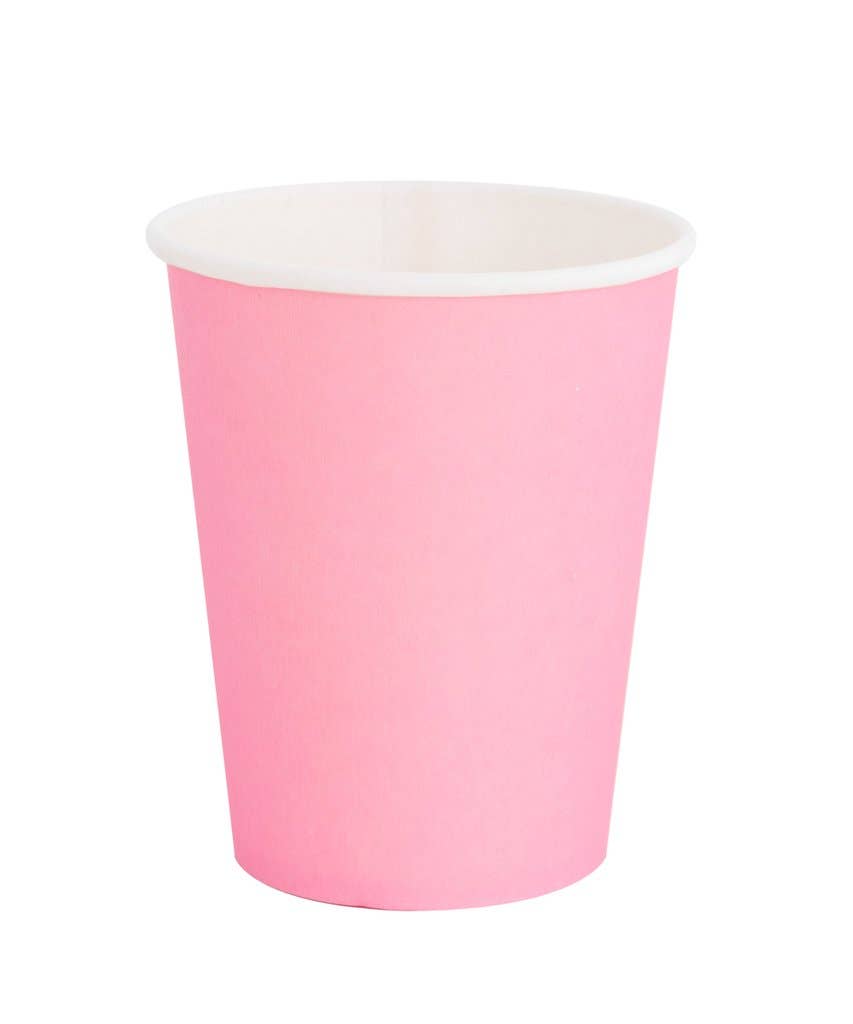 Oh Happy Day Party Shop - 8oz Cups Rose