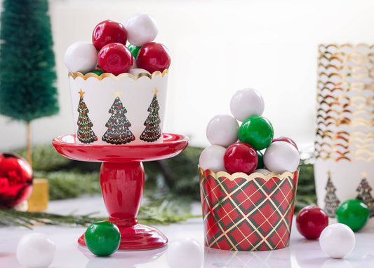 Image of 2 coordinating seasonal baking cups