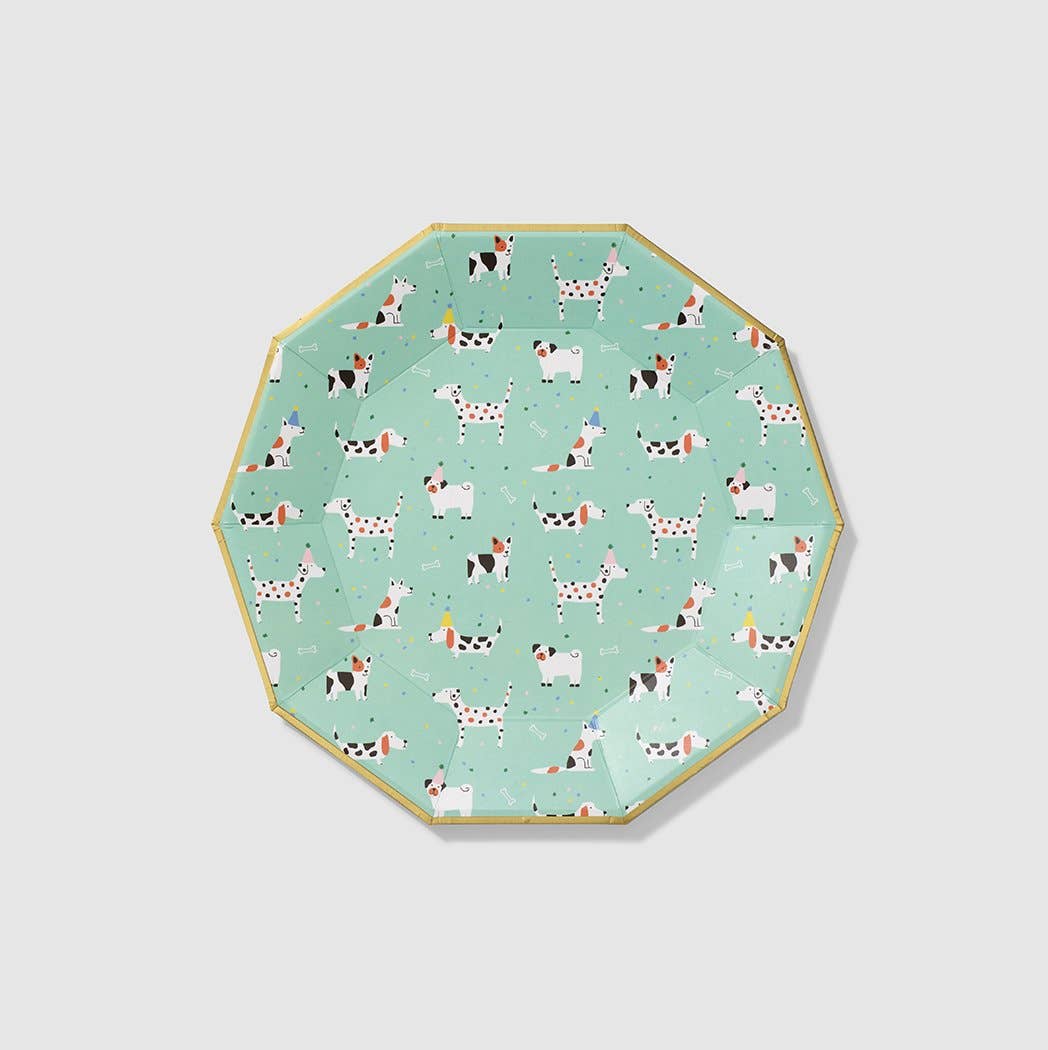 Coterie Party Supplies - Hot Diggity Dog Large Paper Plates