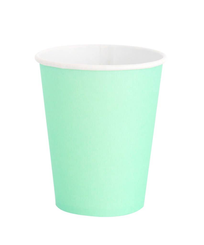 Oh Happy Day Party Shop - 8oz Cups Mint