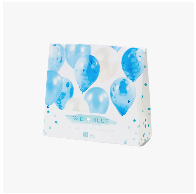 Talking Tables - Marble White & Blue Balloons