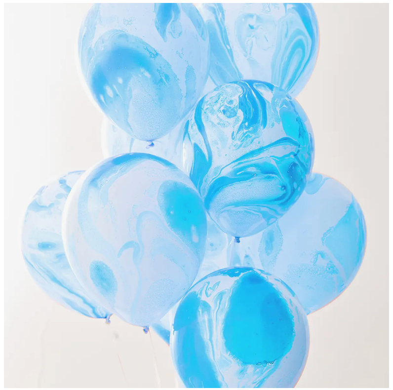 Talking Tables - Marble White & Blue Balloons