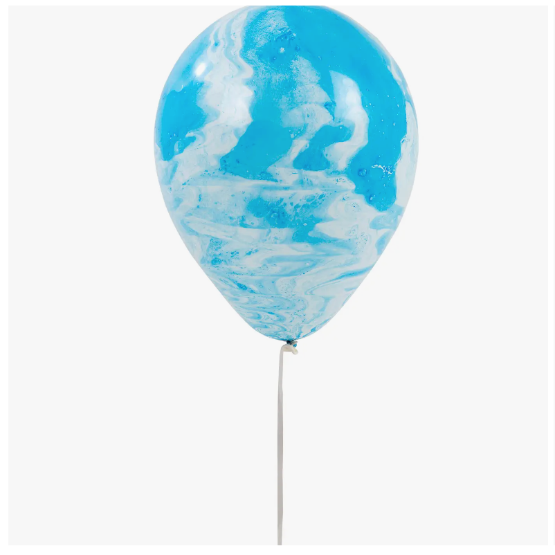 Talking Tables - Marble White & Blue Balloons