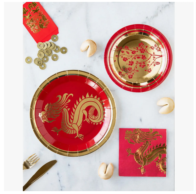 My Mind’s Eye - Lunar New Year Floral Plates