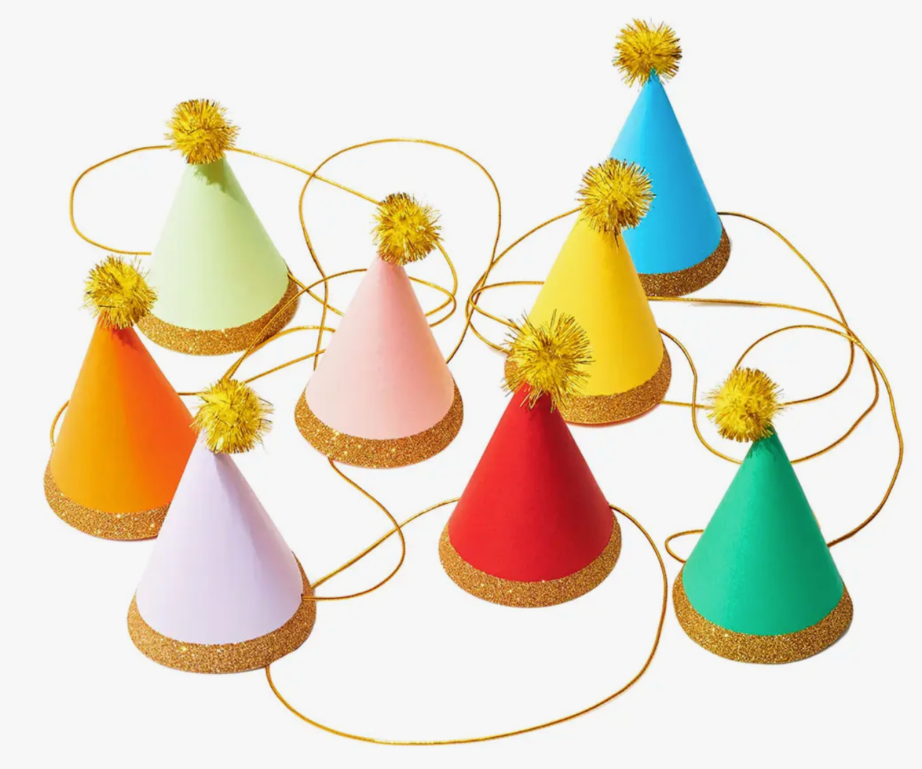 Paper Source -Mini Pom Pom Party Hats