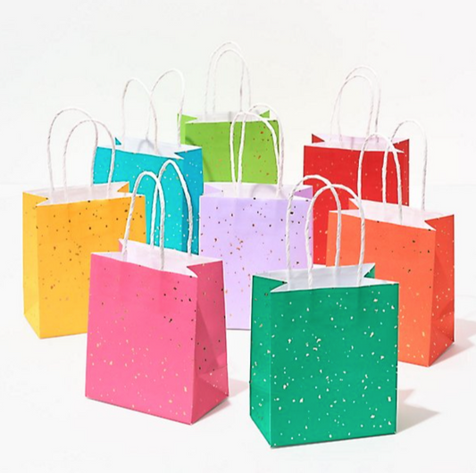 Paper Source - Colorful Gold Fleck Treat Bags