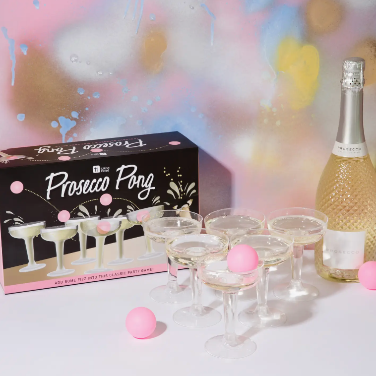 Prosecco Pong Drinking Game Set