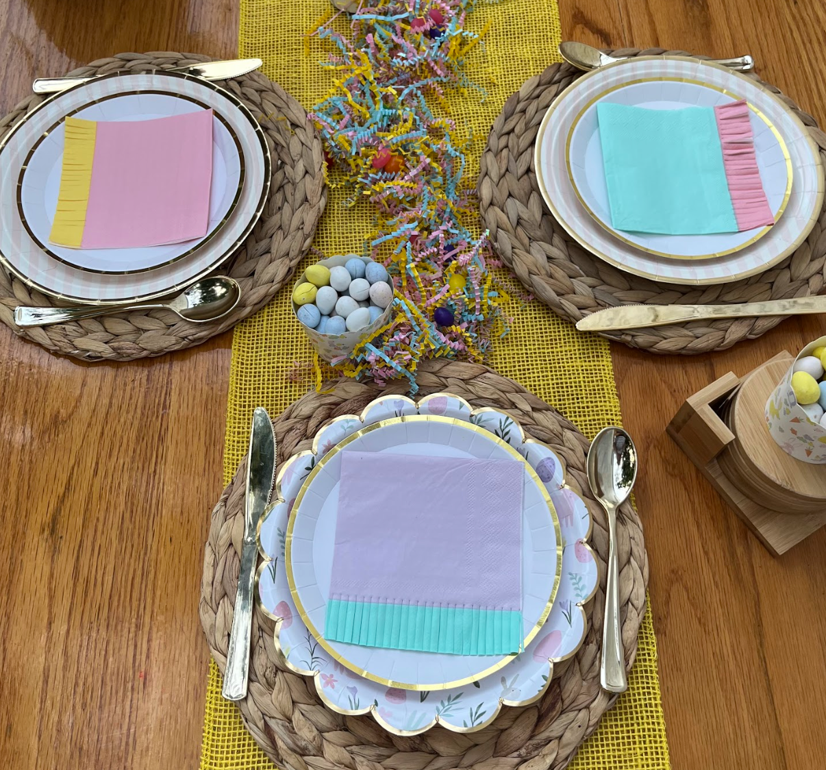 Spring Fringed Cocktail Napkins