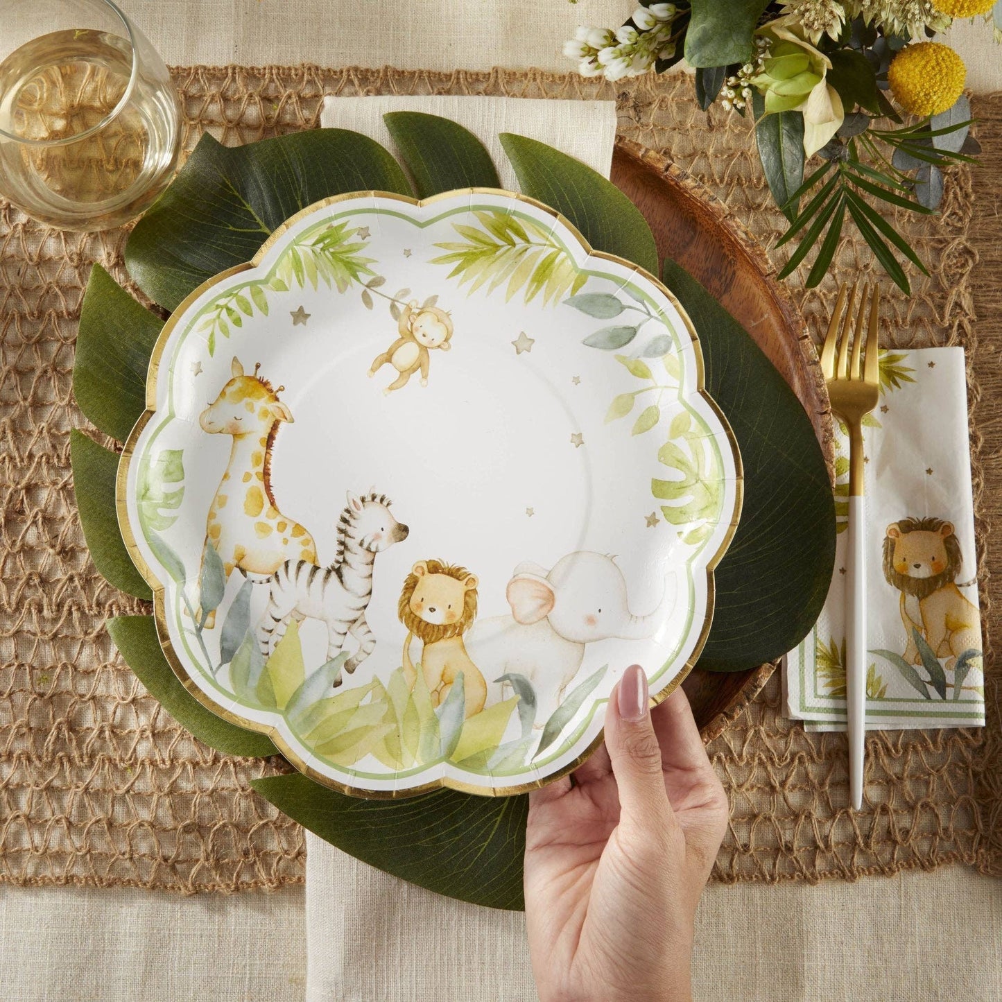 Kate Aspen - Baby Safari Theme Paper Plates