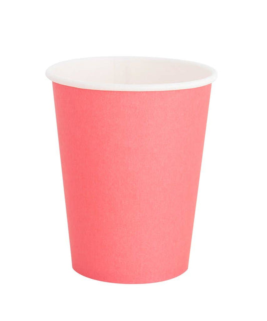 Oh Happy Day Party Shop - 8oz Cups Coral